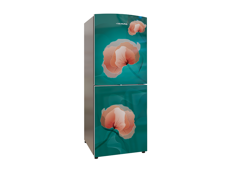 Jamuna 228L Refrigerator JE-XX-2B8JF-CD Green Lotus
