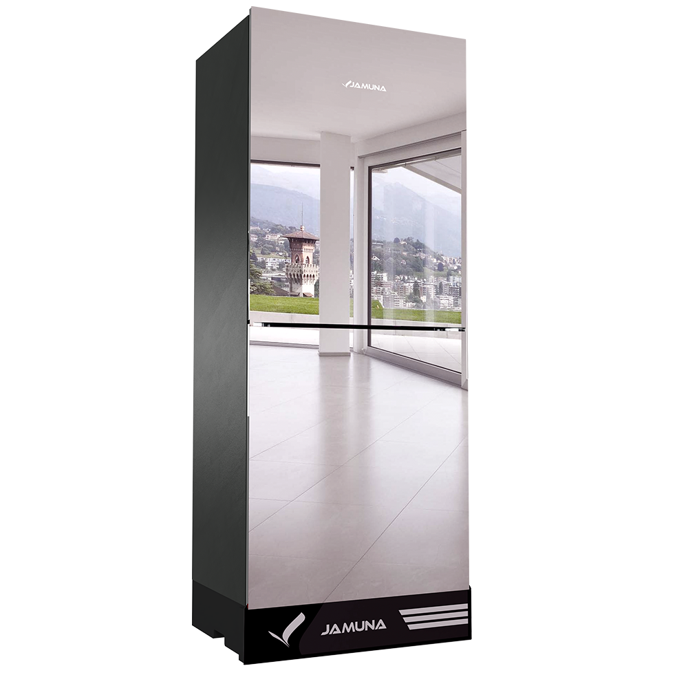 Jamuna 348L Refrigerator JE6-BM3D8QD Mirror Magic Black